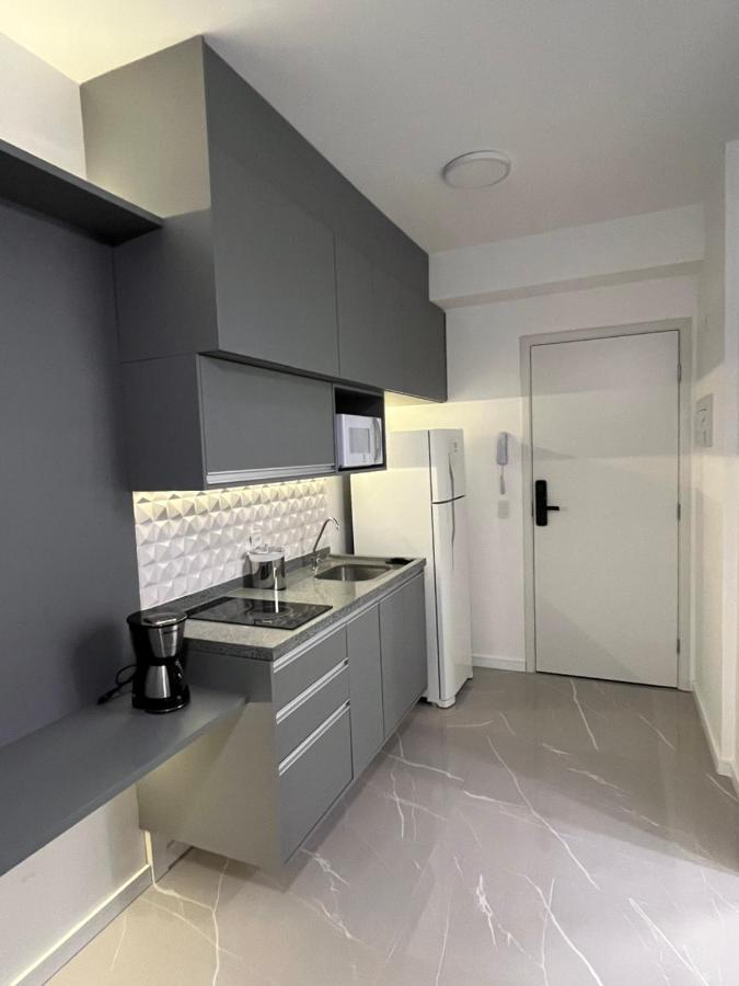 Gray One - Apto Novo, Moderno, Varanda, Poucos Passos Da Estacao Luz Сан-Пауло Экстерьер фото